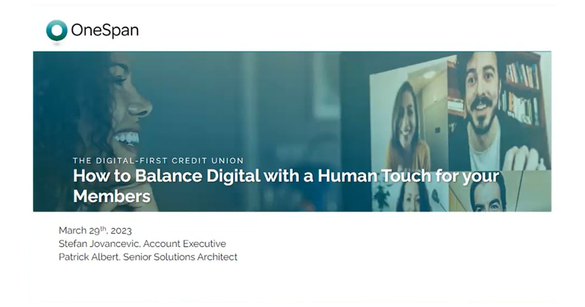 The DigitalFirst Credit Union Balancing Digital with a Human Touch